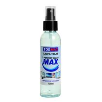 Limpa tela de tv Lcd Gps Notebook Celular Vidros Spray 120ml + Pano Togmax Limpa tela de tv Lcd Gps Notebook Celular Vidros Spray 120ml + Pano Togmax