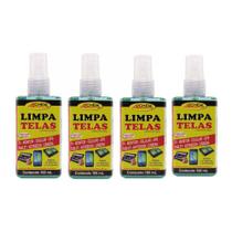 Limpa Tela Limpeza Eficiente 100ml Allchem 4 Unidades