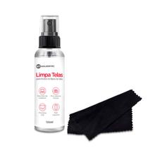 Limpa Telas 120ml Goldentec com Pano Microfibra