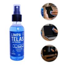 Limpa telas 120ml Quimivida Higienização Limpeza Spray Tira Mancha Eletrônicos Oled Iphone Notebook Limpa telas 120ml Quimivida Higienização Limpeza Spray Tira Mancha Eletrônicos Oled Iphone Notebook