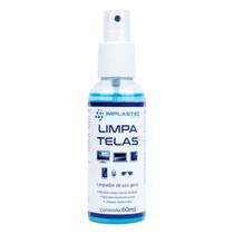 Limpa Telas 60ML S/Flanelas Telas compatíveis: LCD, LED, Plasma IMPLASTEC - 0000069829