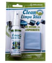 Limpa telas clean implastec 60ml com flanela