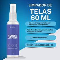 Limpa Telas Com Flanela 60ml Fortrek