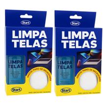 Limpa Telas + Flanela Celular Televisão Computador Telas em Geral Start Acompanha Flanela