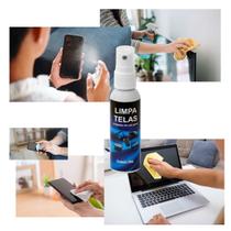 Limpa telas LCD, Plasma, led, TV e Tablets Limpador Uso geral 60ml