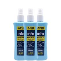 Limpa Telas Notebook Tv Celular Tablet Relógio Smartwatch Kindle 300ml Kit Com 3 Peças