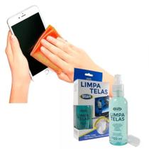 Limpa telas Start Kit 120ml com Pano Microfibra Notebook Celular TV LCD