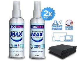 Limpa Telas Togmax 120ml Kit 2 und - Desengordurante Spray