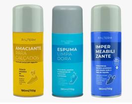 Limpa Tênis Bolsa Acessórios Couro Liso Sintético Impermeabiliza Amacia Espuma Limpadora