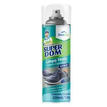 Limpa Tênis Sapato Spray Espuma Mágica Limpa a Seco 200ml - Super Dom