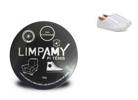 Limpa tênis, sapatos e couros limpamy p/ tênis 120g