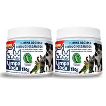 Limpa Tóca 150 g - Eliminador De Odores Pet - Tira cheiro de xixi - Kit com 2