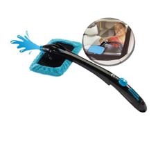 Limpa Vidro Mop 2 em 1 Borrifador Parabrisa Dispenser Dobravel Janela Articulado Casa Carro
