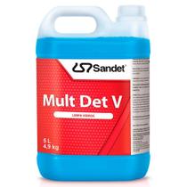 Limpa Vidro Sandet Mult Det V, Liquido, Evaporação Rápida - 5 Litros