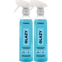 Limpa Vidros 4 Em 1 Redutor Atrito Risco Glazy 500ml Vonixx Limpa Vidros 4 Em 1 Redutor Atrito Risco Glazy 500ml Vonixx