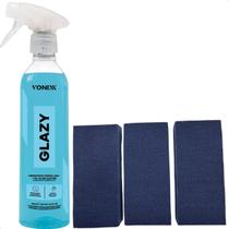 Limpa Vidros Glazy 3 Tacos Lona Descontaminação Vonixx