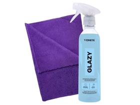 Limpa Vidros Glazy 500ml + Flanela 40x60cm Zacs Limpa Vidros Glazy 500ml + Flanela 40x60cm Zacs