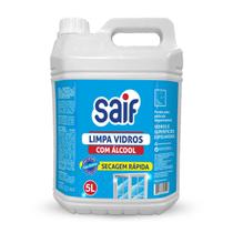 Limpa Vidros Saif 5L, Limpador De Vidros Com Álcool, Azul, Limpeza Sem Esforço E Secagem Rápida, Facilitando Sua Vida, M Limpa Vidros Saif 5L, Limpador De Vidros Com Álcool, Azul, Limpeza Sem Esforço E Secagem Rápida, Facilitando Sua Vida, M