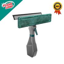 Limpa Vidros Spray Rodinho e Limpeza Janelas Box Reservatorio 230 ml Verde Flash Limp FLP6384