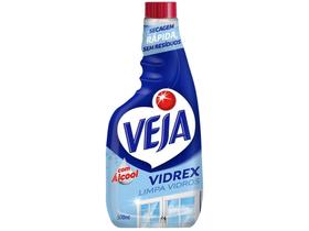 Limpa Vidros Veja Vidrex Tradicional Refil 500ml