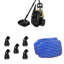Limpador a Vapor McCulloch MC1385 Deluxe com 23 Acessórios 120V Limpador a Vapor McCulloch MC1385 Deluxe com 23 Acessórios 120V