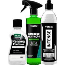 Limpador Apc Multiação + Intense + Renovador De Plásticos Limpador Apc Multiação + Intense + Renovador De Plásticos