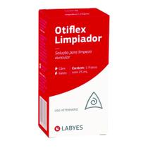 Limpador Auditivo Labyes Otiflex para Cães e Gatos - 25 mL