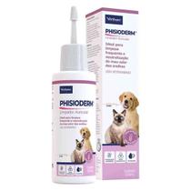 Limpador Auricular Virbac Phisioderm para Cães e Gatos 100ml