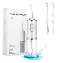 Limpador Bucal Irrigador Oral Portátil Bivolt Branco Limpador Bucal Irrigador Oral Portátil Bivolt Branco
