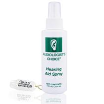 Limpador de aparelhos auditivos Audiologist's Choice 120 mL com chaveiro de bateria Limpador de aparelhos auditivos Audiologist's Choice 120 mL com chaveiro de bateria