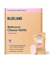 Limpador de banheiro BLUELAND, pacote com 10 unidades, refil Eucalyptus Mint Scent Limpador de banheiro BLUELAND, pacote com 10 unidades, refil Eucalyptus Mint Scent