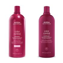 Limpador de cabelo e condicionador Aveda Color Control Rich Duo 1L