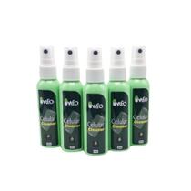 Limpador De Celular Tradicional Com Perfume Verde 60ML Com 15 Unidade - Apiq Química