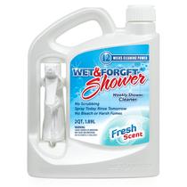 Limpador de chuveiro Wet & Forget, 1 pacote de limpeza semanal de 1,89 L