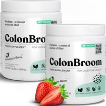 Limpador de cólon ColonBroom Psyllium Husk Powder Strawberry