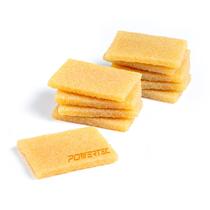 Limpador de correia abrasivo POWERTEC 71895-P2, pacote com 10, 5x7 cm