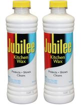 Limpador de cozinha Jubilee Kitchen Wax, pacote com 2 bancadas Limpador de cozinha Jubilee Kitchen Wax, pacote com 2 bancadas