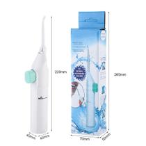 Limpador de dentes com irrigador oral portátil para viagens - sem necessidade de eletricidade - SANLIN BEANS