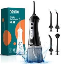 Limpador de dentes Water Dental Flosser Nicefeel Tanque de 300 mL IPX7