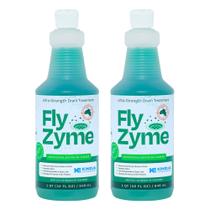 Limpador de drenagem enzimática Kinzua Fly-Zyme 946 ml, pacote com 2