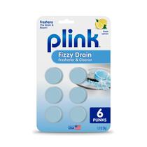 Limpador de drenagem Plink Fizzy Tablets Lemon, pacote com 6