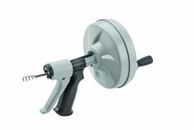 Limpador de drenos RIDGID 57038 Kwik Spin+ com cabo cinza de 7,6 m