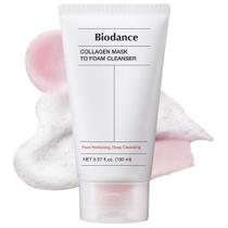 Limpador de espuma BIODANCE Máscara de colágeno para espuma 150mL para mulheres
