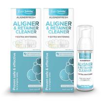 Limpador de espuma clareadora AlignerFresh Extra 50 ml (pacote com 2)