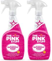 Limpador de espuma de banheiro Stardrops The Pink Stuff, pacote com 2 unidades de 750 ml