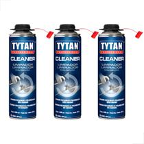 Limpador De Espuma Expansiva Não Curada 480ml Tytan 3 Unidades Limpador De Espuma Expansiva Não Curada 480ml Tytan 3 Unidades