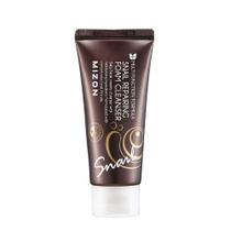Limpador de espuma MIZON Snail Repairing 60mL, fórmula hidratante Limpador de espuma MIZON Snail Repairing 60mL, fórmula hidratante