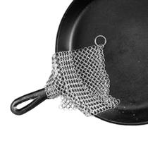 Limpador de ferro fundido The Ringer Stainless Steel XL 20x15 cm