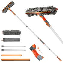 Limpador de janelas Eazer 89" Squeegee 2 em 1 com poste de extensão