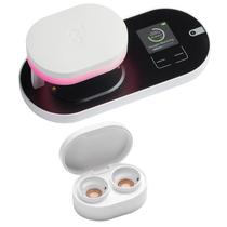 Limpador de lentes de contato 3n ReO2 com tecnologia de eletroforese
